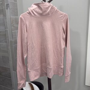 Gaiam Spruce Cowlneck Pullover light pink women’s XS